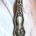 Antique Orange Blossom  Elaborate1910 WM & Son AA Tomato Server Spoon Fork Gift for Her Him Silver Collector Victorian Edwardian