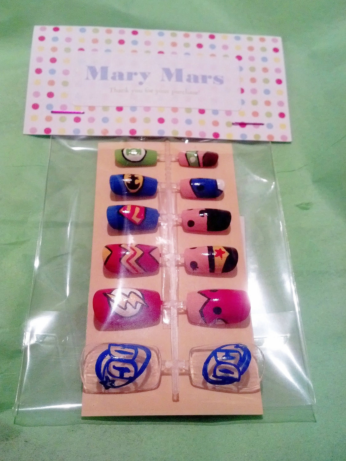 Justice League Nail Art