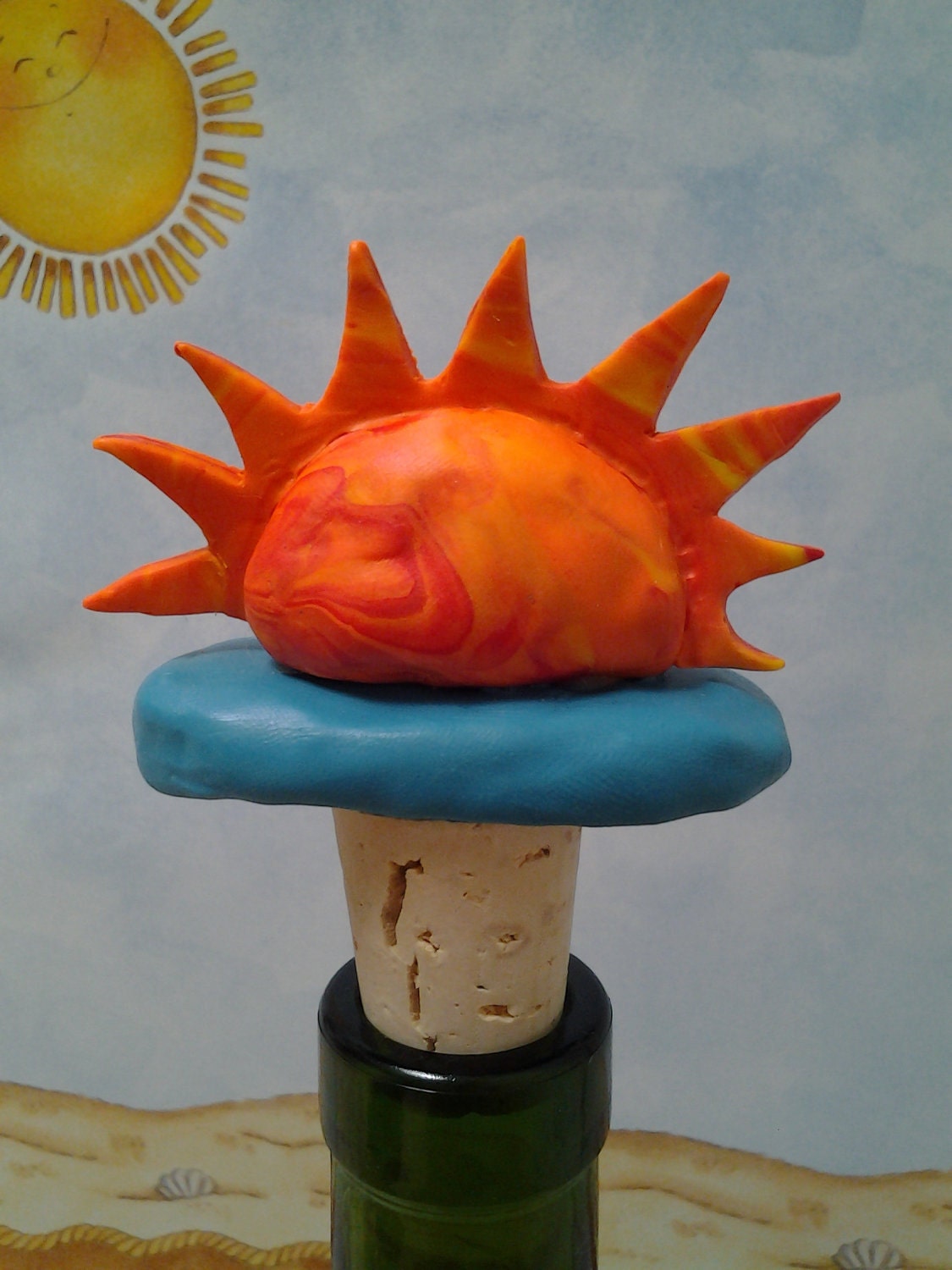 Sunset Wine Bottle Stopper