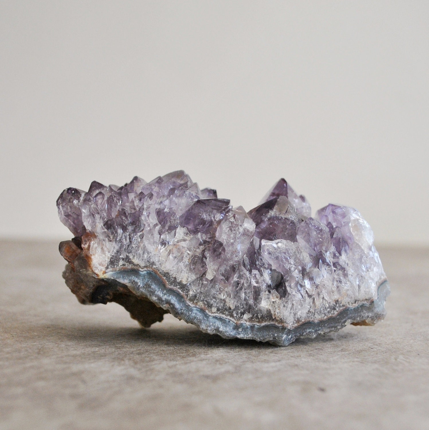 1 pc amethyst points cluster from brazil