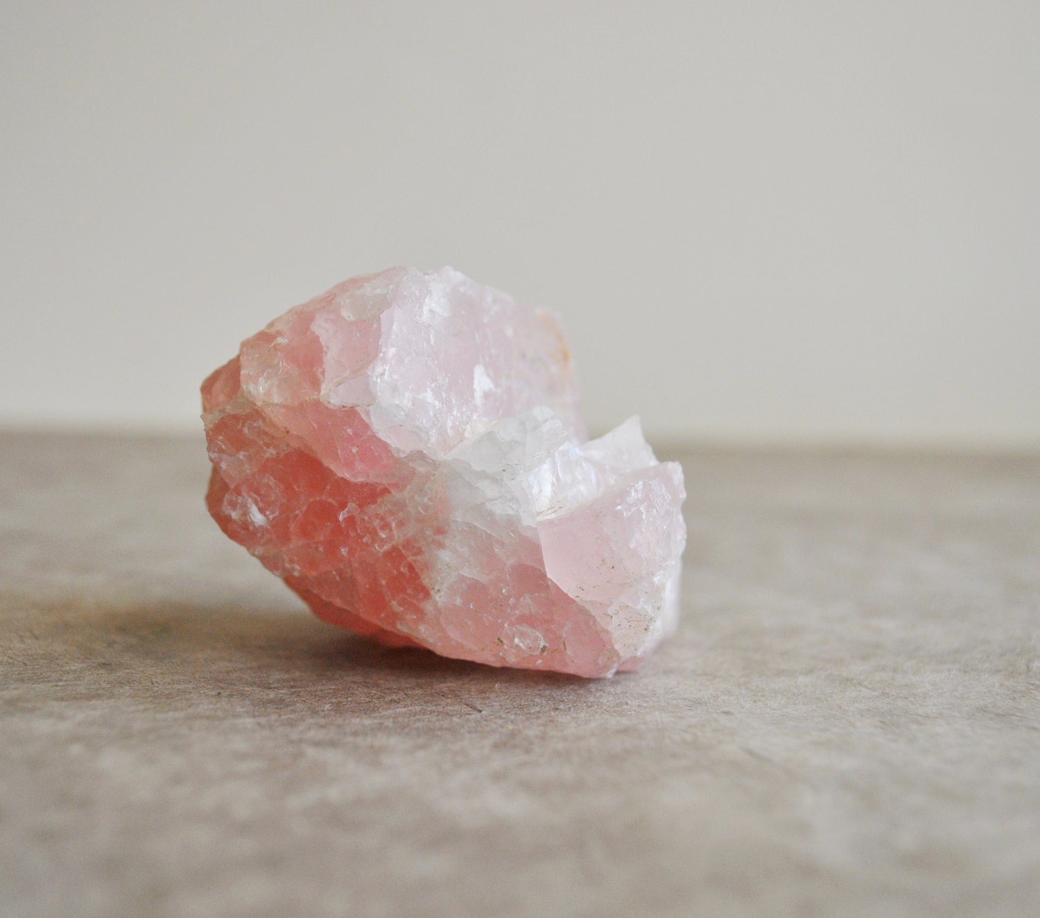 large rose quartz specimen 1 pc