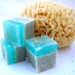 Sea Fresh Sugar Scrub with turbinado sugar and spirulina in cubes (Vegan Friendly)