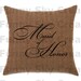 Maid of Honor Bridesmaid- Burlap Digital Download Paper Wedding Marriage Word Text Typography Image Transfer To Pillows Bag Tea Towels b105