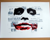 Batman Heath Ledger The Joker Hand Pulled Limited Edition Screen Print