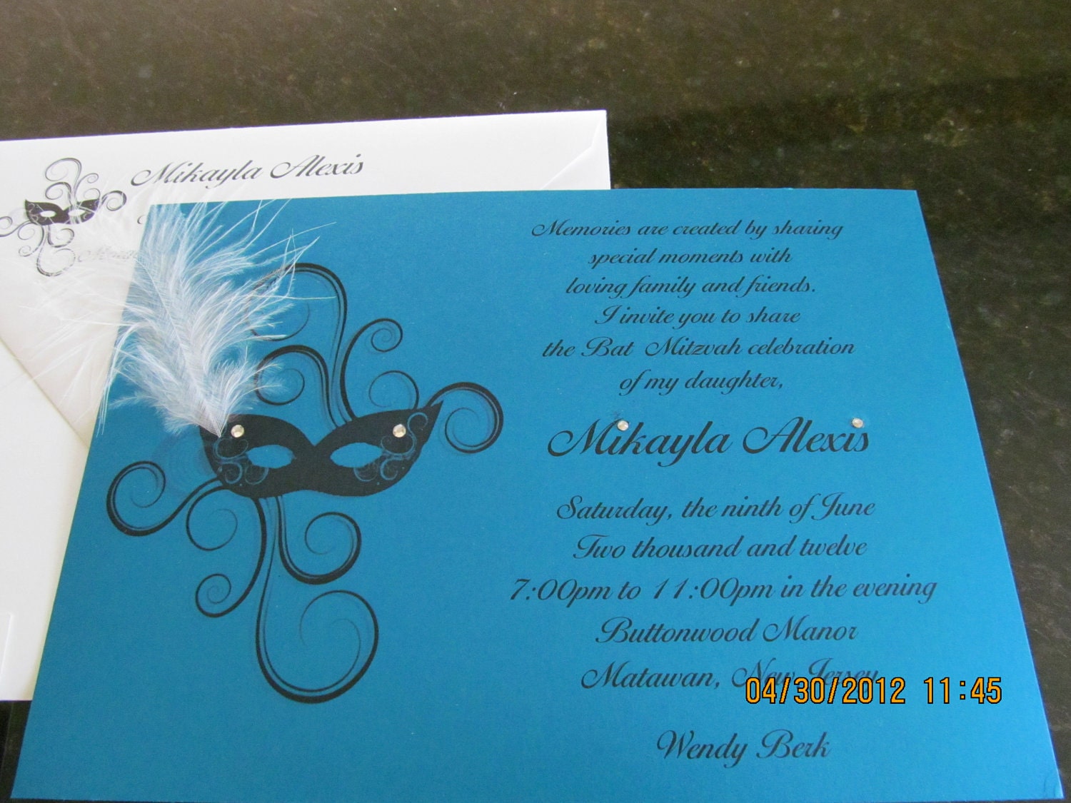 Masquerade Bat Mitzvah