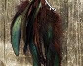Feather Ear Cuff -  Chocolate