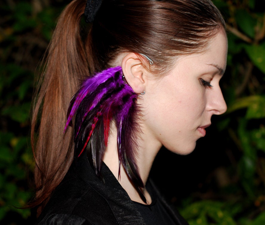 Feather ear cuff - Venus