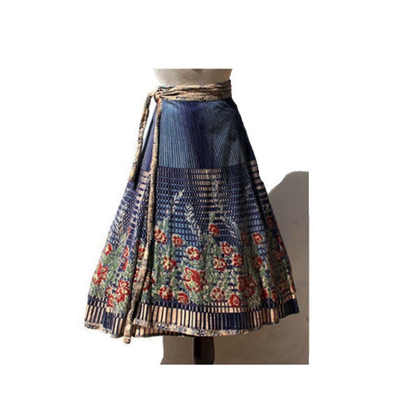 vintage cotton skirt M