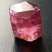 Pink Tourmaline natural crystal. Dark pink. 60 plus cts.