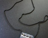 Polka-Dot Semi-Transparent Mod Necklace