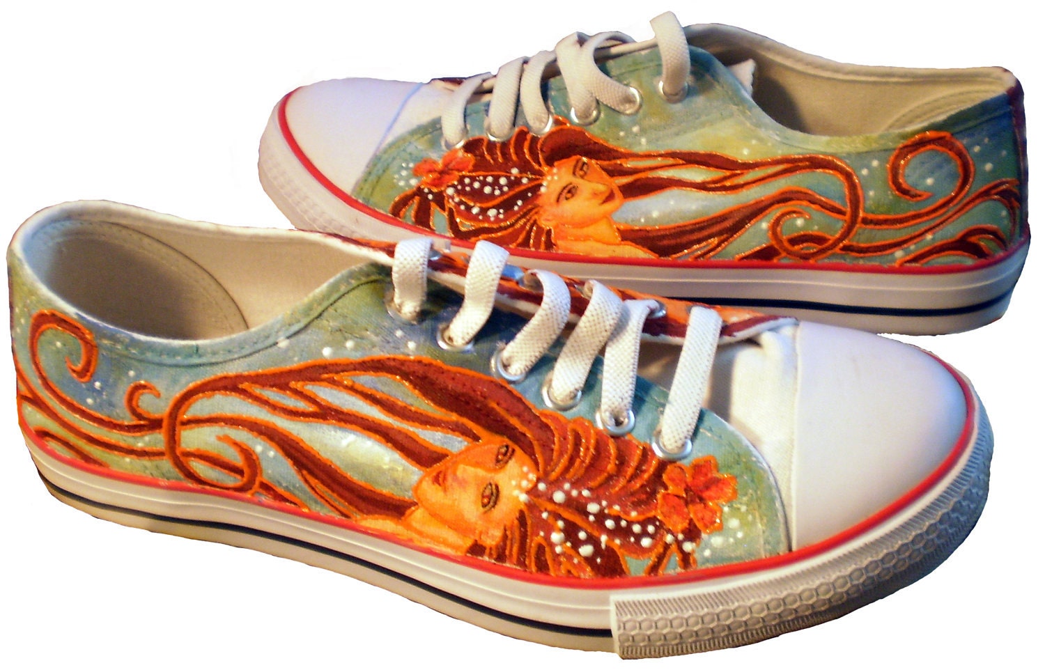 Mucha Art Nouveau Sneakers
