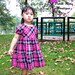 Colette Dress For Girl 12M-6Y-Faux layered skirt-Puffy sleeves option-Sleeveless option-Sash option-Easy Sew PDF pattern and Instruction