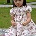 Maia Dress for Girls 12M-8Y PDF Pattern & Instruction-Shirred bodice -Attached underskirt.-Puffy sleeves-Perfect for Christmas
