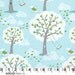 Windy Day in Aqua, Backyard Baby fabric, Patty Sloniger for Michael Miller, 1 yard