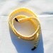 Yellow Stripe Seersucker Sunglass Croakies