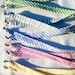 Green Stripe Seersucker Sunglass Croakies