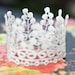 NEW Gorgeous Lace Crown Fascinator Headband - Crown Jewels Collection - Princess Peridot