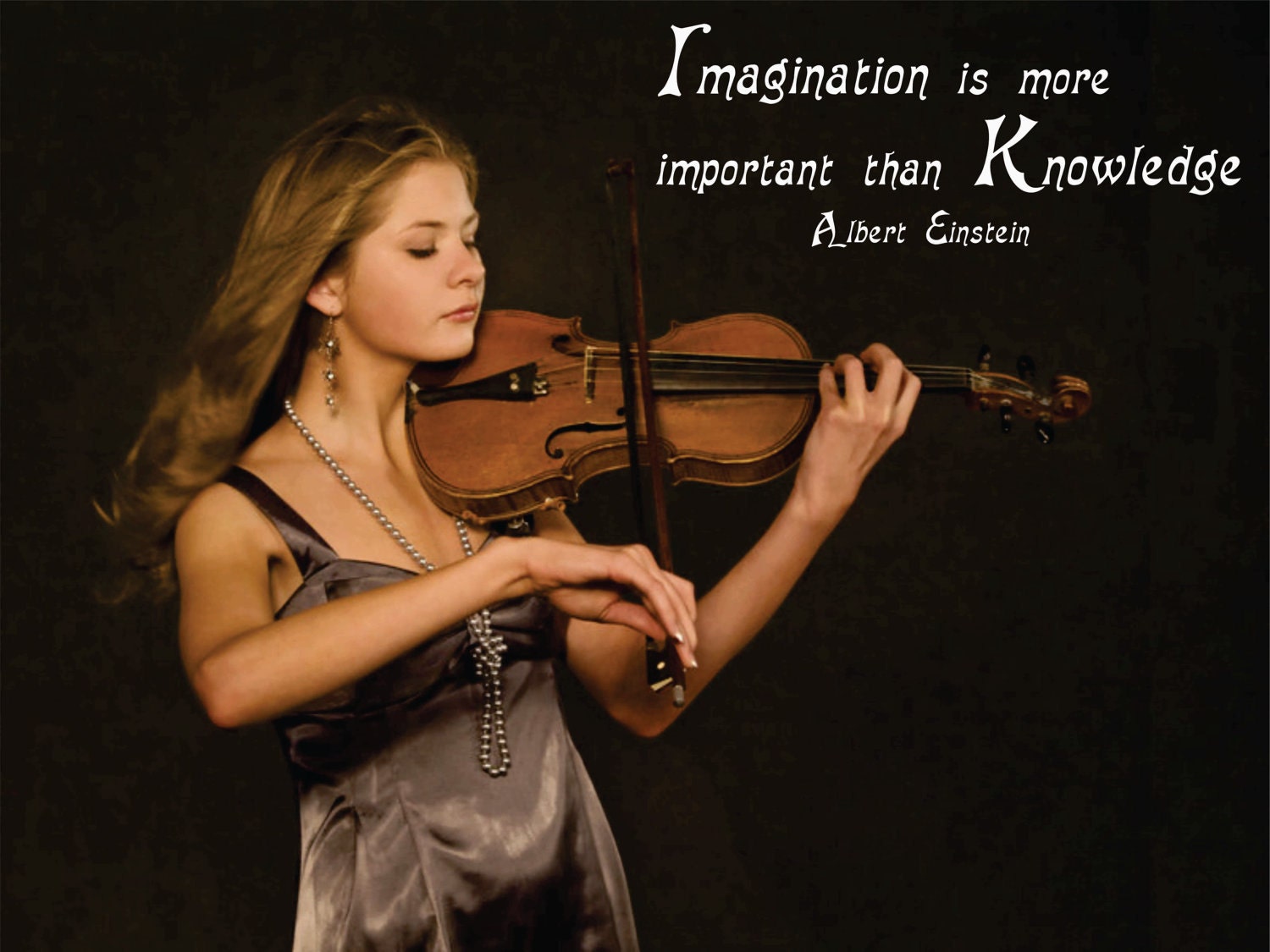 Imagination is more important than knowledge vinyl wall decal FREE SHIPPING