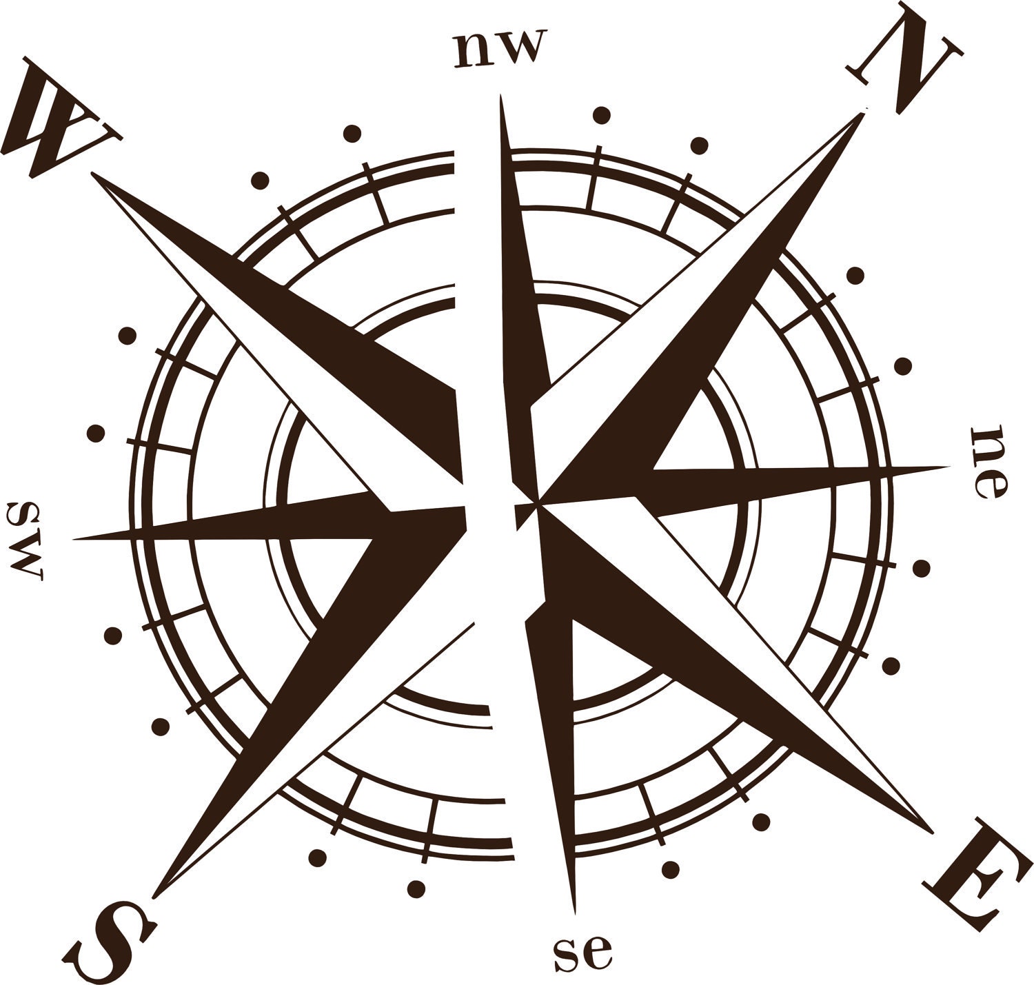 Nautical Compass Rose Drawing My XXX Hot Girl