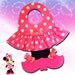 GIRL MOUSE BIB - Custom Made