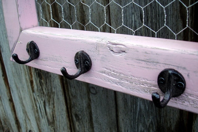 Small Rustic Hooks - Add on to any Chicken Wire Memo Board
