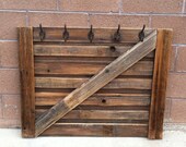 Rustic Reclaimed Wood Large Entryway or Mudroom Coat Rack