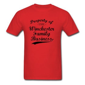 Supernatural Winchester Family Business T-shirt Men's S, M, L, XL, XXL
