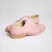 pastel pink oxford brogue shoes - FREE WORLDWIDE SHIPPING