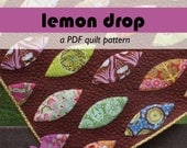 PDF quilt pattern // lemon drop