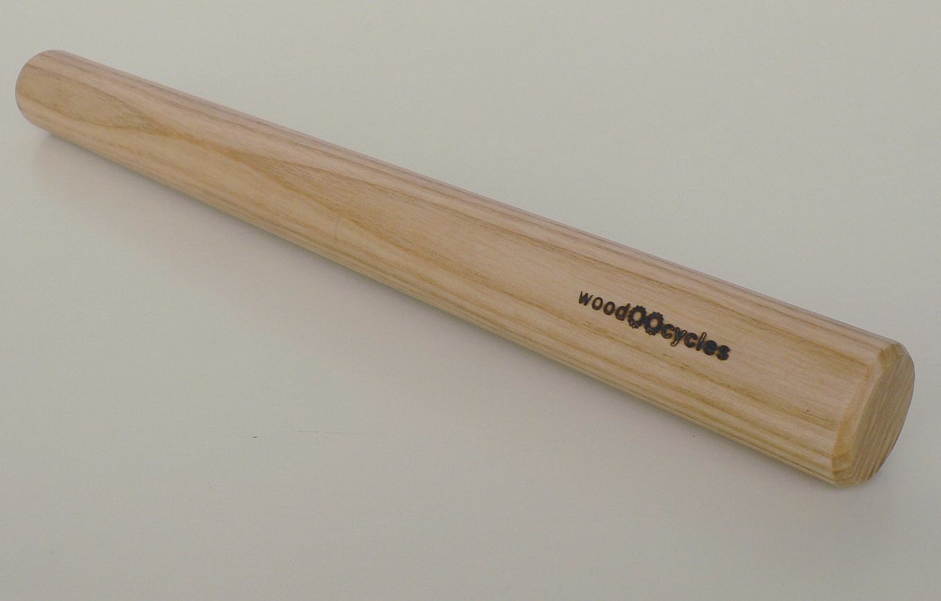 ash wood oversize bicycle handlebar