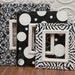 Set of (3) 8"x10" Hand Painted Black and White Picture Frames