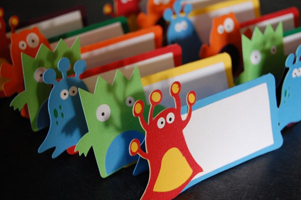 Monster Place Cards, Monster Seating Cards, Monster Mash, Monster Party, Monster Birthday, 12 Ps Il_170x135