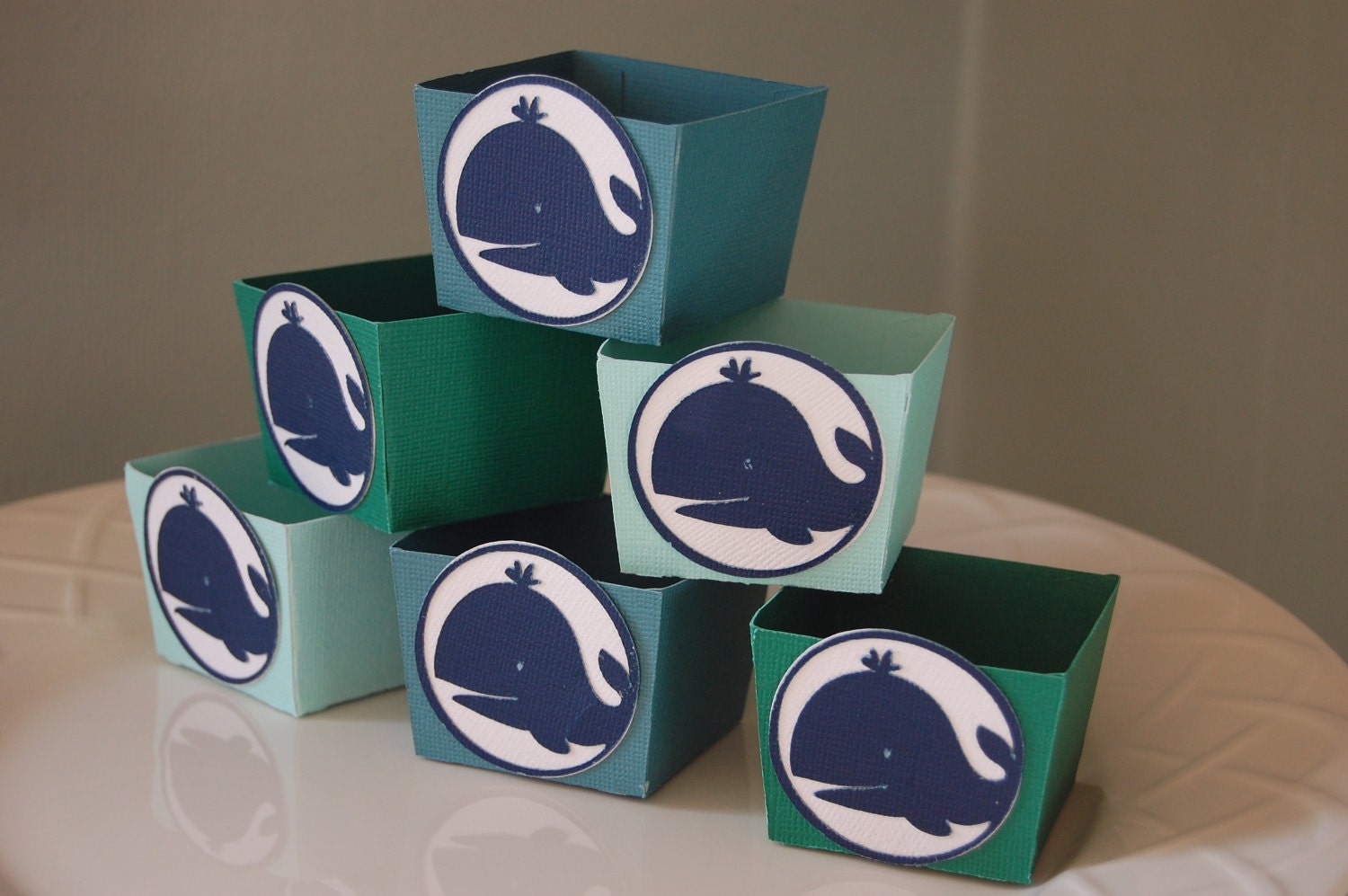 Whale Candy Cups, Whale Favors, Whale Theme, Whale Baby Shower, 12 Pcs Il_570xn