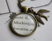 Hunger Games 'Mockingjay' Charm Long Necklace