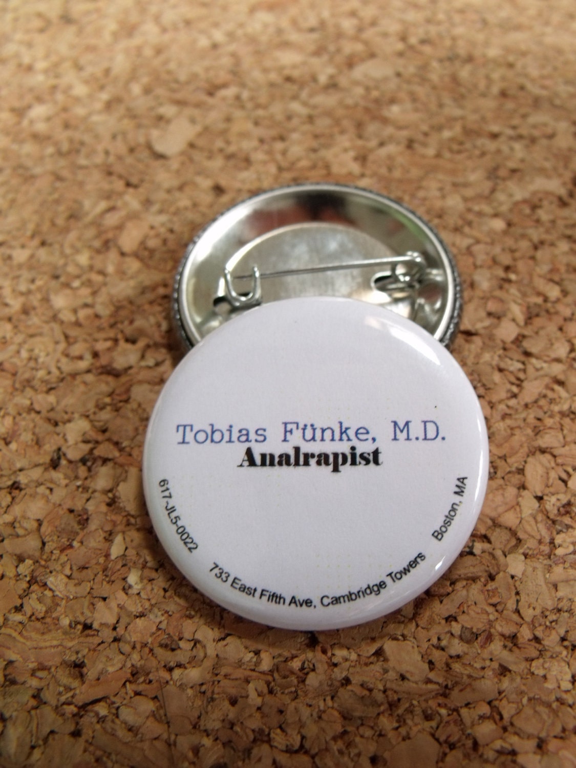 Analrapist from Arrested Development 1.5 inch Button (1 Button)