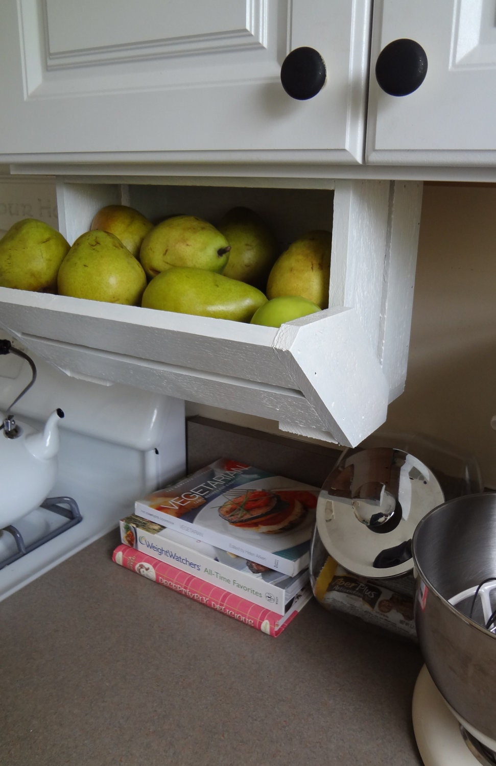 The ORIGINAL Under caBINet Kitchen Crate Snack Supply Office Pantry Utility Craft Room Pantry Closet Home Organizer