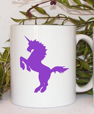 Purple Unicorn Coffee Mug gift