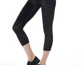 Blackbird Crushed Velvet Leggings / All Sizes / Free Ship USA