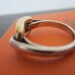 Hermes / Silver / Gold / 1980s / Size 6 / Ring / Designer Jewelry / Luxury / Equestrian / Romantic Gifts / High Fashion / Designer