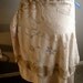 Lace Convertible Skirt Dress Vintage Linens Repurposed Upcycled Asymetrical Hem Hippie Boho Up to 36" Waist