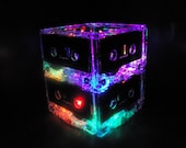 Upcycled Lighting Multi-color 110V U.S. Plug-in Cassette Tape Mixtape LED Night Light Lamp Rainbow Glow Party Centerpiece Il_170x135