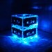 Modern Lighting Blue Cassette Tape Mixtape LED Night Light Lamp Centerpiece