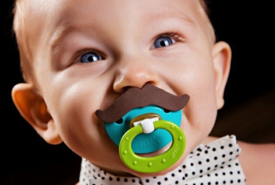 BPA Free, Choose Your Mustache, NUK, Mustache Pacifier