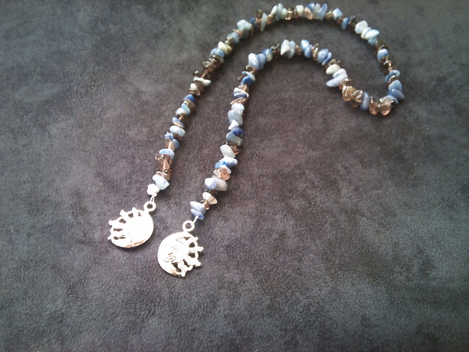 Blue Celestial Car Charm