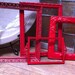 Upcycled Frames, Vintage Red Frames, Unique Home Decor