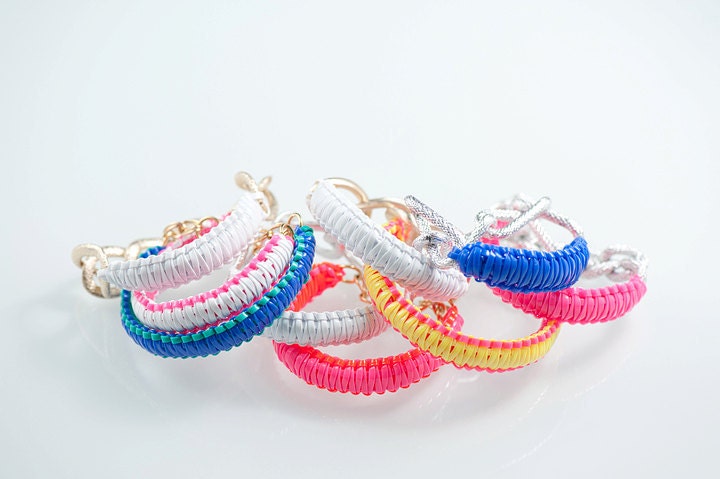 popsicle series bfrend bracelet- WHITE PINK