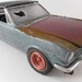 1964/65 Ford Mustang 1/24 scale model car in metallic blue