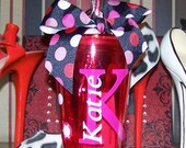 Personalized Name Tumbler with Lid and Straw