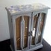 Large Elegant Gray Flora Wooden Jewelry Box