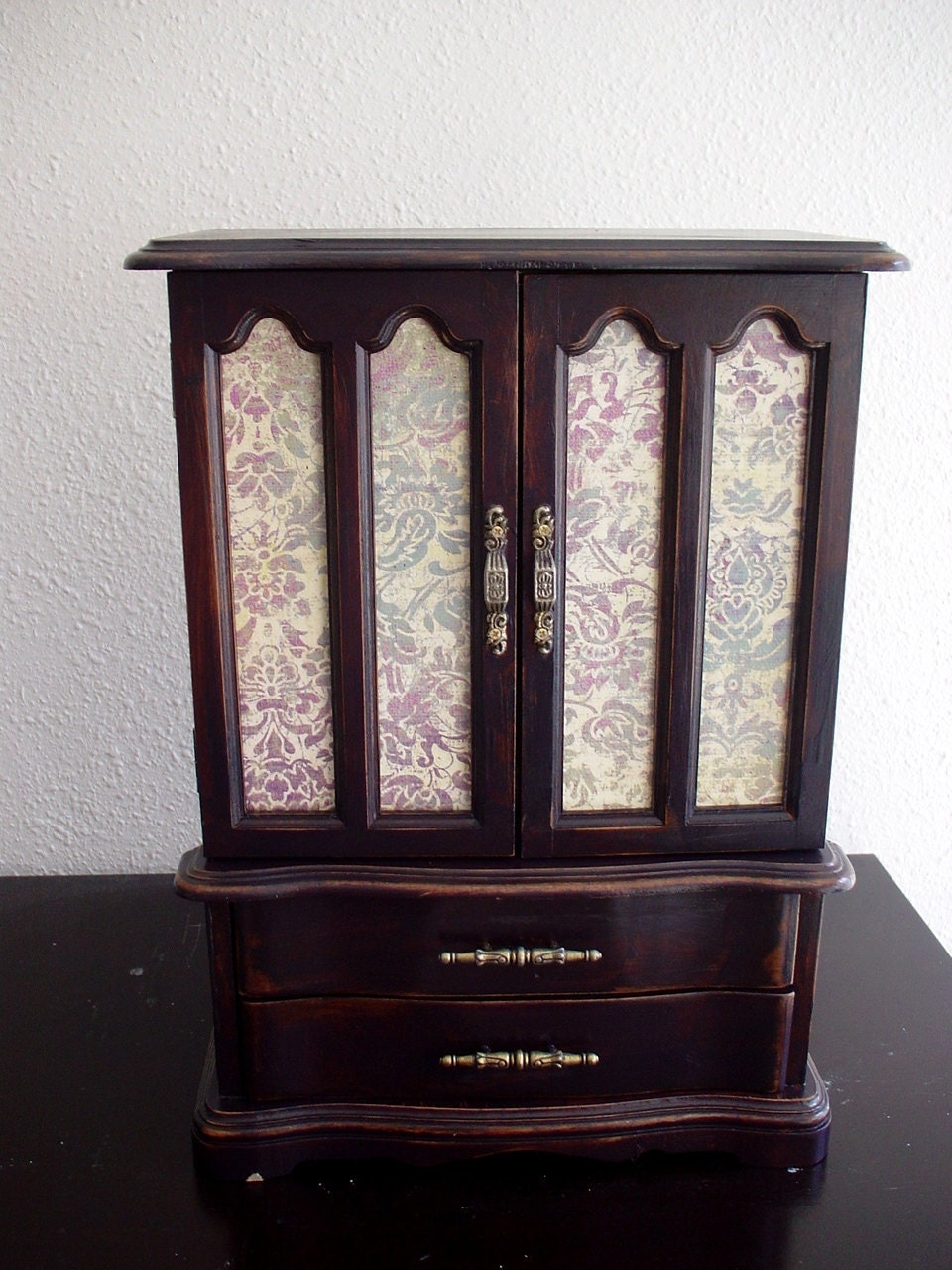 The 1001 Nights - Dark Purple Wooden Jewelry Box